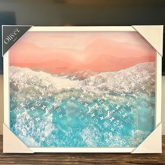 Luxury Wall Art - LV Waves - Picture 1 of 7